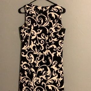 Black and white dress